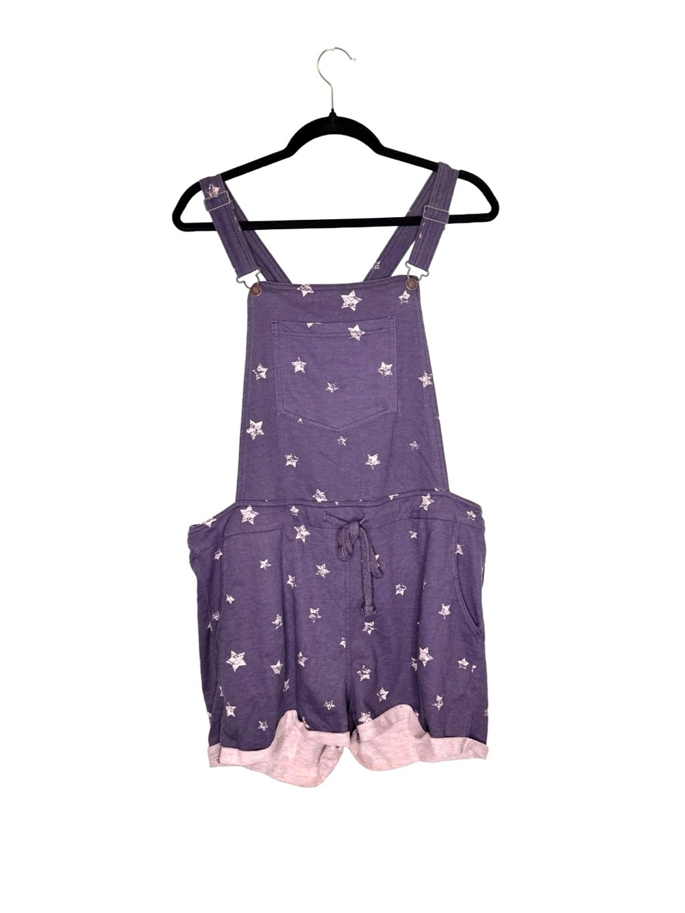 Wallflower blue Star Print Short Overalls